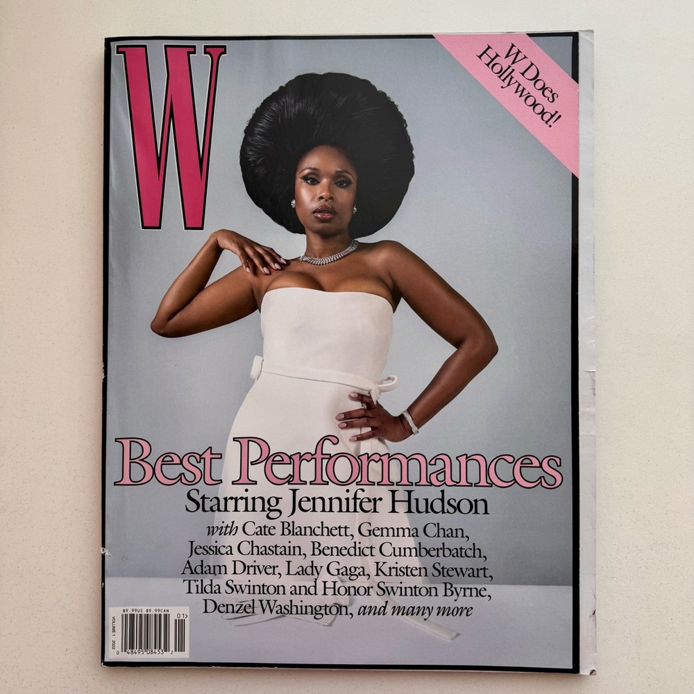 W Magazine with Jennifer Hudson cover